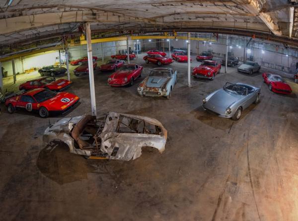 Collapsed Barn Find Ferrari Collection Goes To Auction