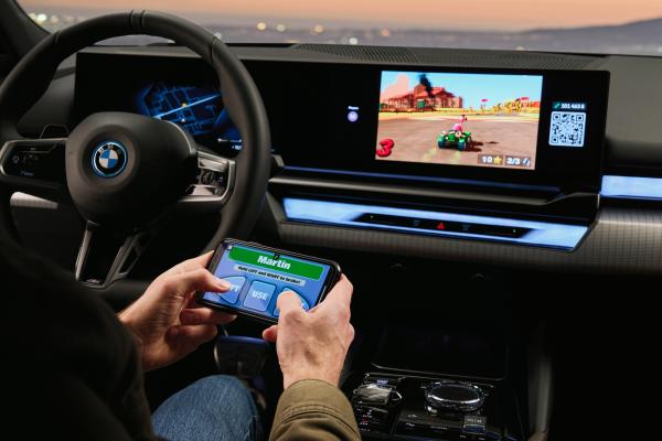 BMW Launches In Car Gaming Feature For New 5 Series