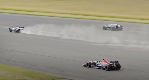 Rimac Nevera Drag Races F1 Car And McMurtry Spéirling In Mind-Bending Showdown