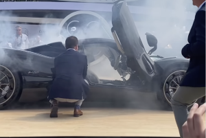Fire Extinguisher Mishap Leaves Smoke Billowing From Pagani Utopia 
